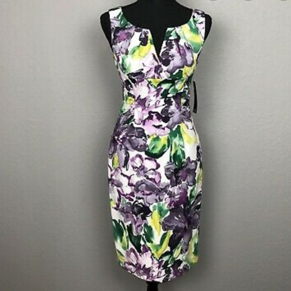 Adrianna Papell floral dress